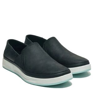 KURU Women’s Black Leather Slip-On Loafers Sz 10